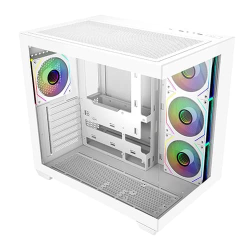Cooler Master Elite 681 White ARGB ATX Mid Tower Case